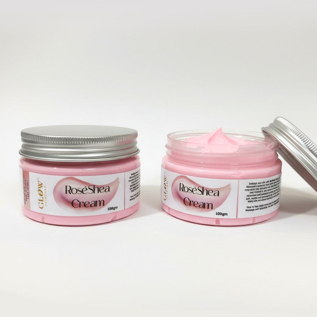 Glow Skincare RoséShea Cream